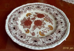 Antik, angol , Adams  tányér "Cornwall" mintával, 21 cm az átmérője,