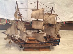 Leáraztam!!! Göteborg (1745) hajómodell - csodálatos, antik!