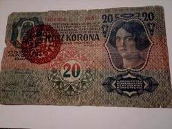 1913-as 20 Korona M . O FB