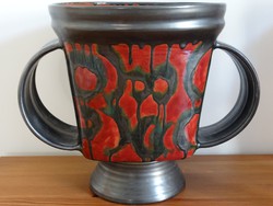 Gallery ceramic vase, pot, decorative vase, huge!