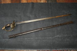 Porosz tiszti kard a XIX. század végéről 