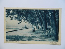 Régi képeslap:1931 Balatonalmádi-fürdő.