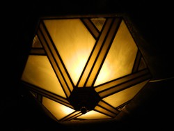 Minőségi autentikus Hustadt Leuchten Arnsberg tiffany style mennyezeti lámpa 