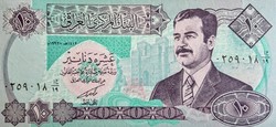 Irak 10 dinár 1993 UNC