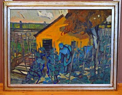 BALLAGÓ Imre (1915-1997) festmény, o.v., 71 x 91 cm, jbl.