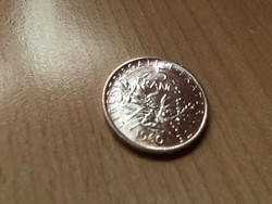 1960 ezüst Francia 5 frank 10 gramm 0,835