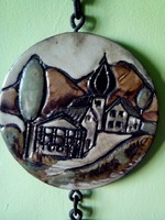 Most megéri!!! Nézze  HÁROM DARAB ENNYIÉRT! Fat Lava kerámia  Ruscha  súlyos ritka fali dísz