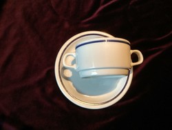 CSodás  régi leveses csésze kék csíkos