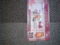 2010- es sri lankai 20 rúpia- UNC