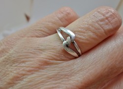 Szép végtelen szimbólumos  ezüstgyűrű