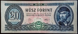 Magyar Népköztársaság 20 Forint 1969 EF