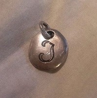 "I" monogramos ezüst függő, Pierre Cardin 3,3 g. 925 ezrelék. 
