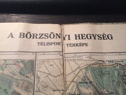Börzsönyi Hegység télisport térképe 1930 !!!!!!