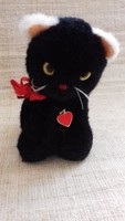 Régi szív jelzett fekete macska üveg szemekkel. + a megjelölt termékek 
