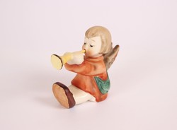 Trombitás angyalka (Angel with trumpet) - 6,5 cm-es Hummel / Goebel figura