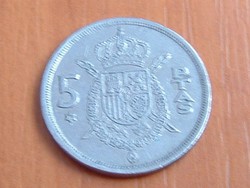 SPANYOL 5 PESETA 1975