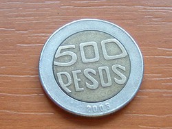 KOLUMBIA COLOMBIA 500 PESOS 2005 BIMETÁL  S+V