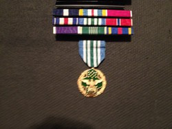 USA kitüntetés Vezérkari Érdem Érem - Joint Service Medal 9 db szalagsávval