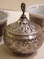 Dús mintázatú keleti, török teás vagy kávés készlet