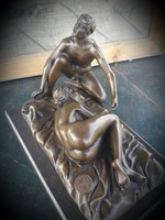 Erotikus jelenet 3 - bronz szobor (levehető férfi figura)