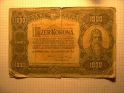 1000 Korona 1920 !!