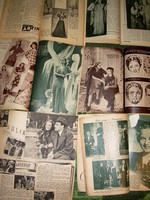 8 régi újság mindegyikben Szeleczky Zita fotó/k/