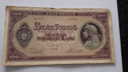 100 pengő 1945.