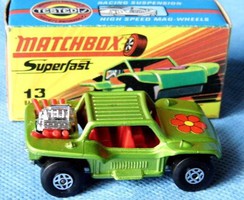 Matchbox Super Fast 13 Baja Buggy(1971)dobozában