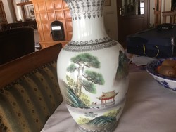 Kinai váza 35 cm, hibátlan