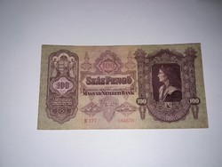 Száz  Pengős bankjegy  1930-as  szép állapotban !