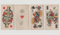 Magyar tarokk kártya, 1870-es évek (hiányos)