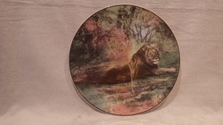 Royal Doulton oroszlános porcelán tál