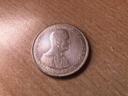 1930 Horthy ezüst 5 pengő,gyönyörű,hajas 25 gramm