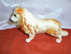 Antik RITKA hollóházi porcelán kutya figura( sérült)