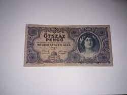 500 Pengő 1945-ös , szép bankjegy !