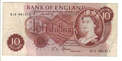 10 Shilling 1966-70 Anglia Signo J.S. Fforde