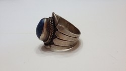 Régi lapis lazuli ezüst gyűrű