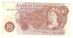 10 Shilling 1962-66 Anglia Signo J.Q. Hollom