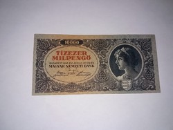 Tizezer Milpengő  1946-os Hajtatlan A-UNC  bankjegy !! 