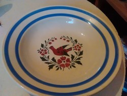 Régi madaras fali tányér