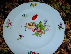 Fischer  Emil (Budapest) kézzel festett porcelán tányér 24 cm 
