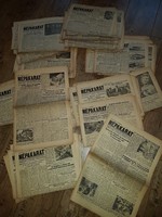 91 db Népakarat újság 1957,1958  vegyesen egyben eladó