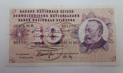 Svájc 10 frank 1974.