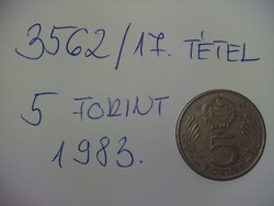 5 Forint 1983.