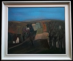 Czinkotay Frigyes festmény képcsarnokos Mérete: 50 x 60 cm, 59 x 69 cm (kerettel)