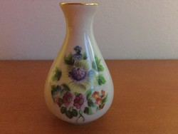 Herendi kis váza virágdekorral