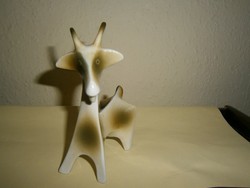 Zsolnay art deco RITKA figura- porcelán vitrin dísz
