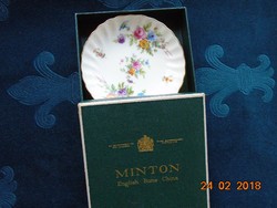  Az Angol Királyi Ház ajánlatával ,MINTON "Marlowe" mintás dísztálka díszdobozban