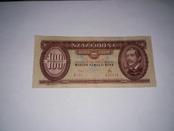 100 Forint 1975-ös, szép  bankjegy  !
