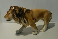 Royal dux oroszlán - gyönyörű festéssel